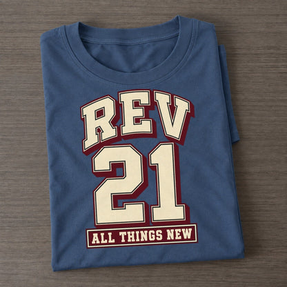 Revelation 21 Varsity Chapel Varsity Classic T-shirt – Twilight Navy