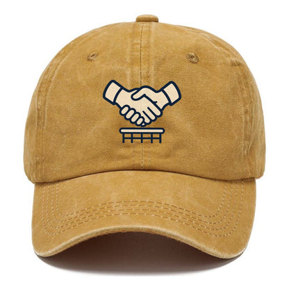 Post Match Handshake Tennis Match Rituals Classic Cap – Golden Harvest