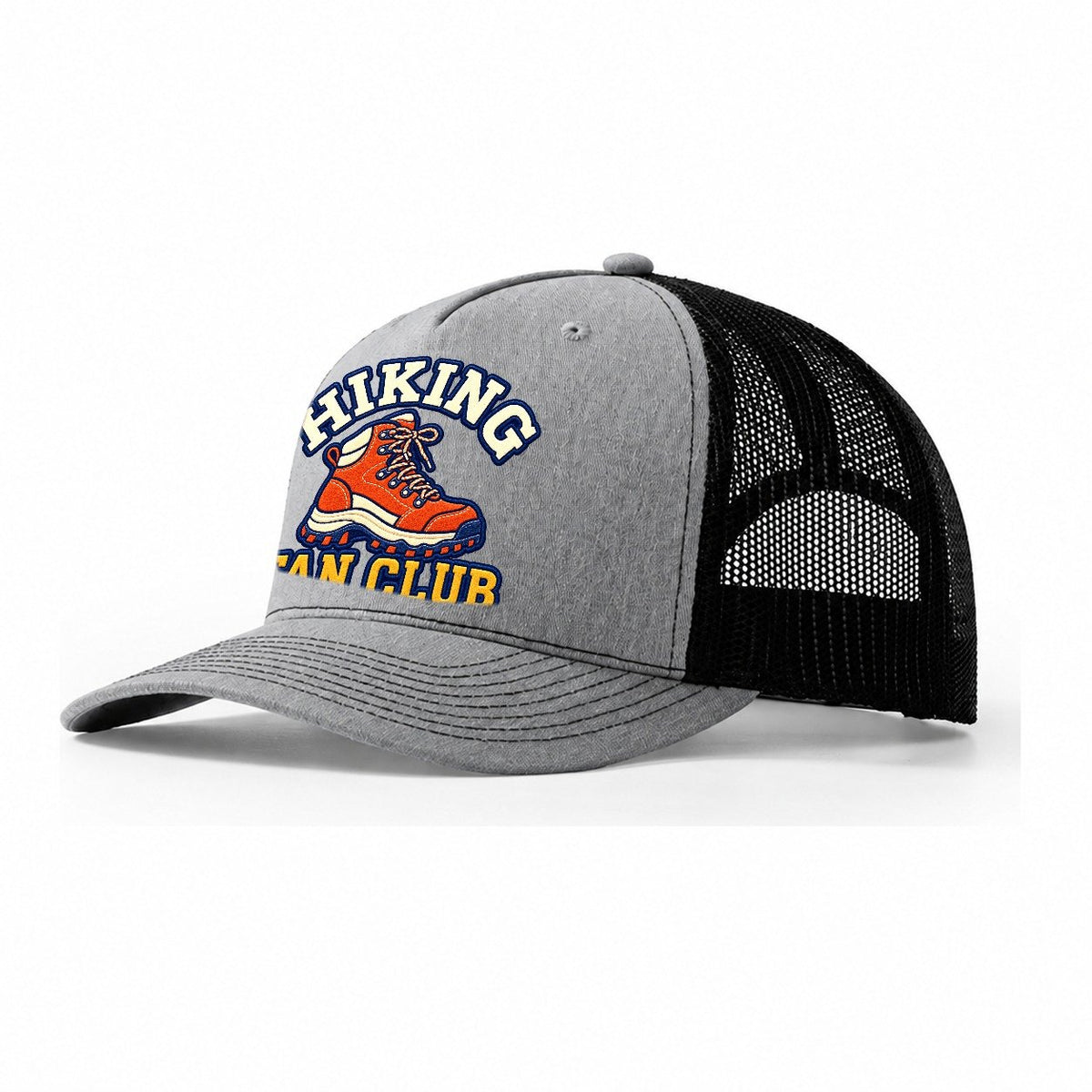 Hiking Fan Club Trucker Hat – Sport Grey Black