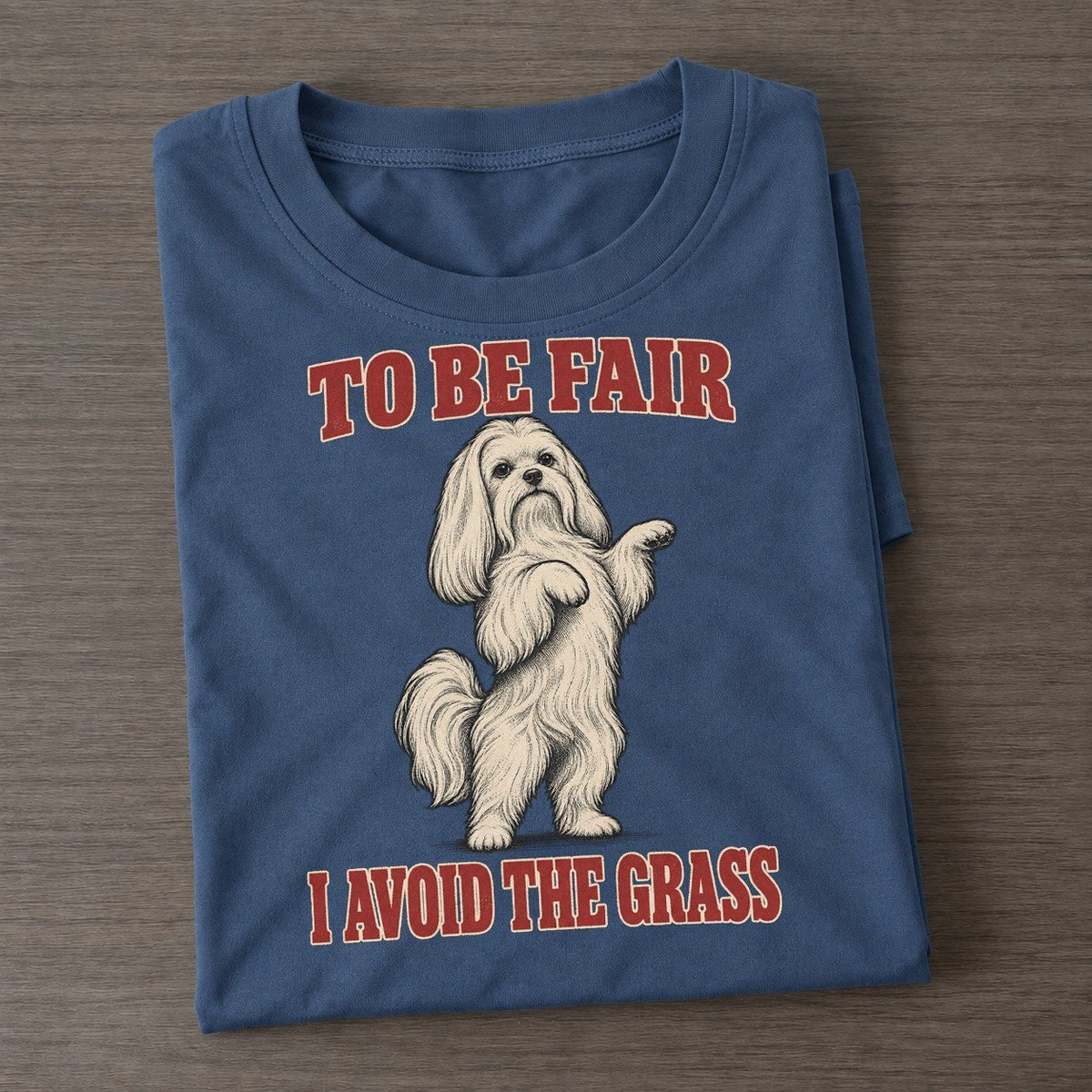 Maltese Dog Declarations Classic T-shirt – Twilight Navy