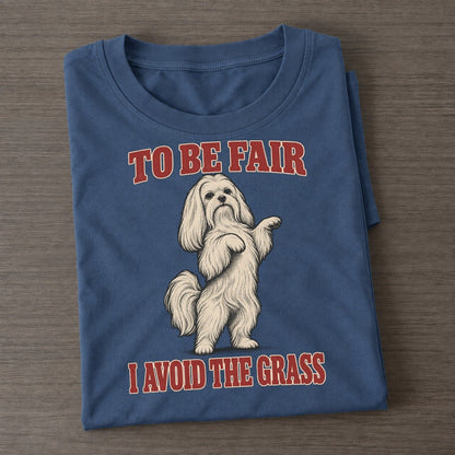 Maltese Dog Declarations Classic T-shirt – Twilight Navy