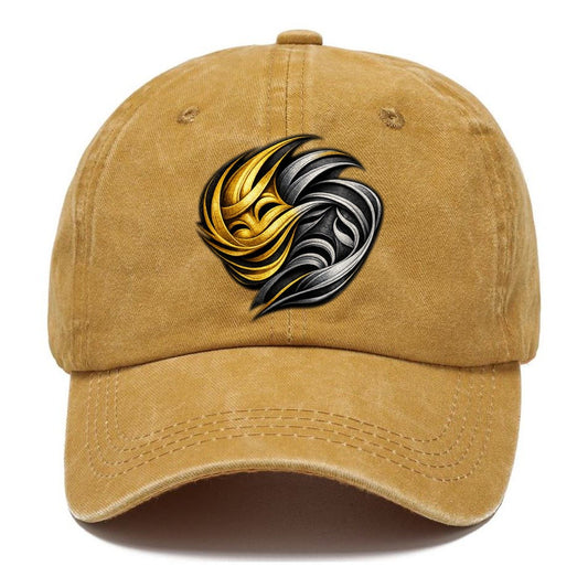 Abstract Comedy And Tragedy Masks Classic Cap – Golden Harvest