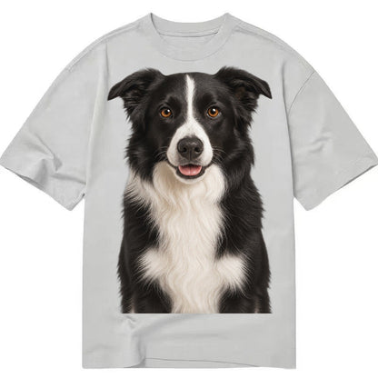 Border Collie Intelligent Companion Classic T-shirt – Grey
