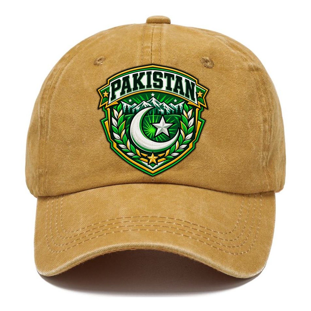 Pakistan Retro Badge Country Logos Classic Cap – Golden Harvest