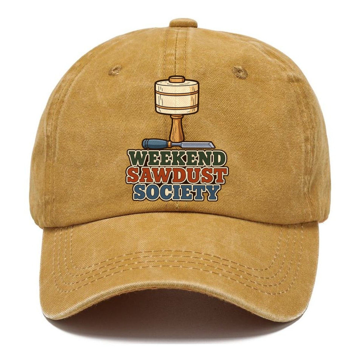 Weekend Sawdust Society Woodworking Classic Cap – Golden Harvest