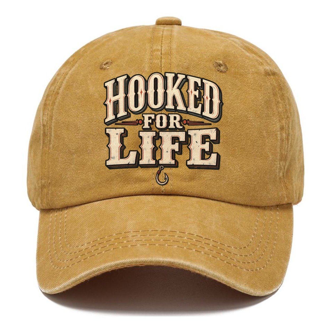 Hooked For Life American Wit Classic Cap – Golden Harvest