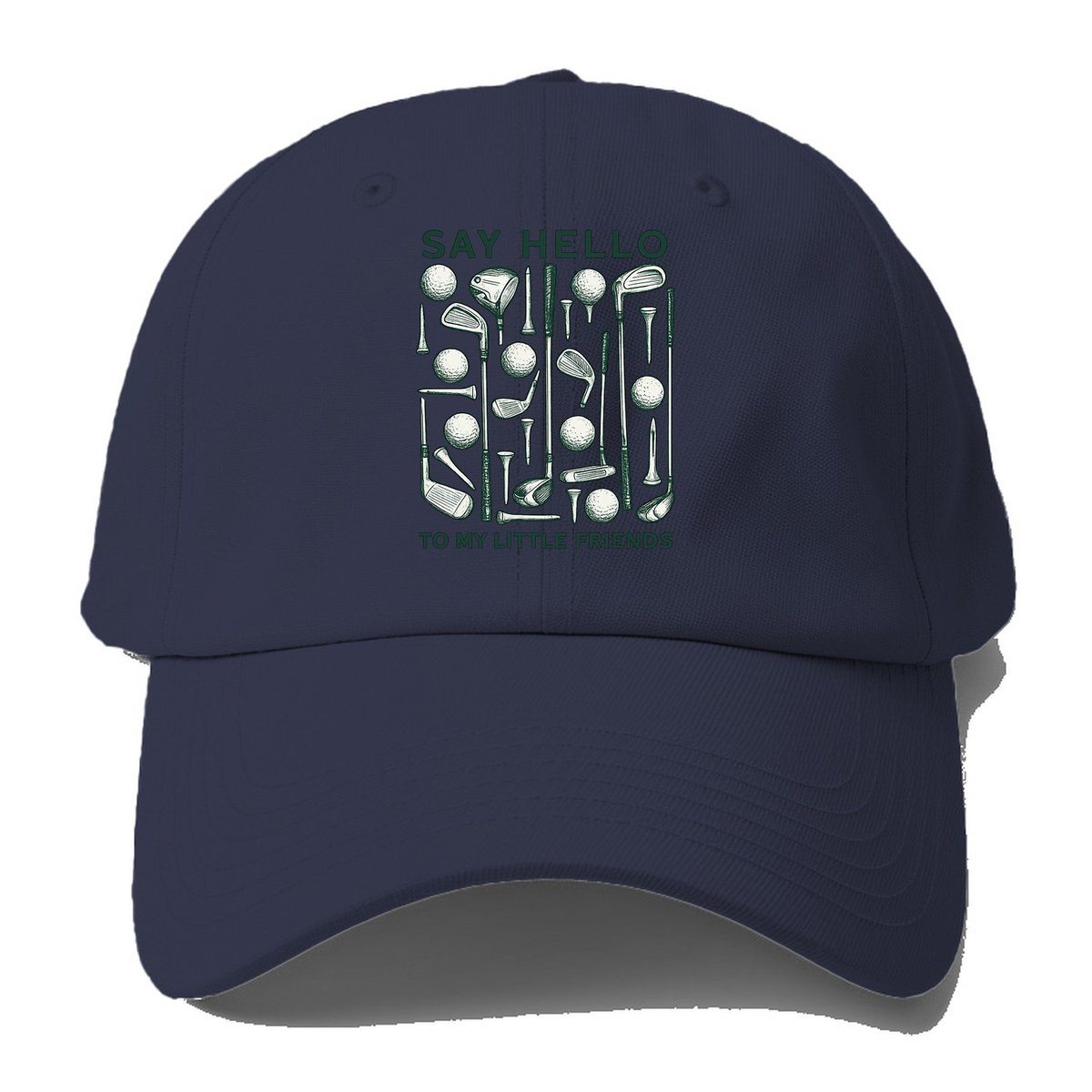 Say Hello Golf Friends Baseball Cap – Twilight Navy