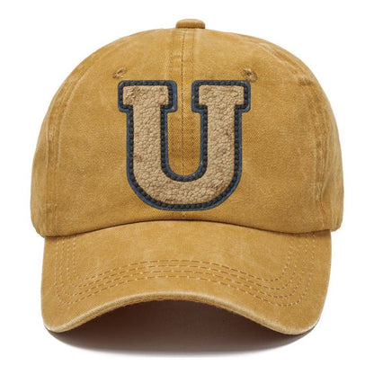 Varsity Chenille U Monogram Classic Cap – Golden Harvest