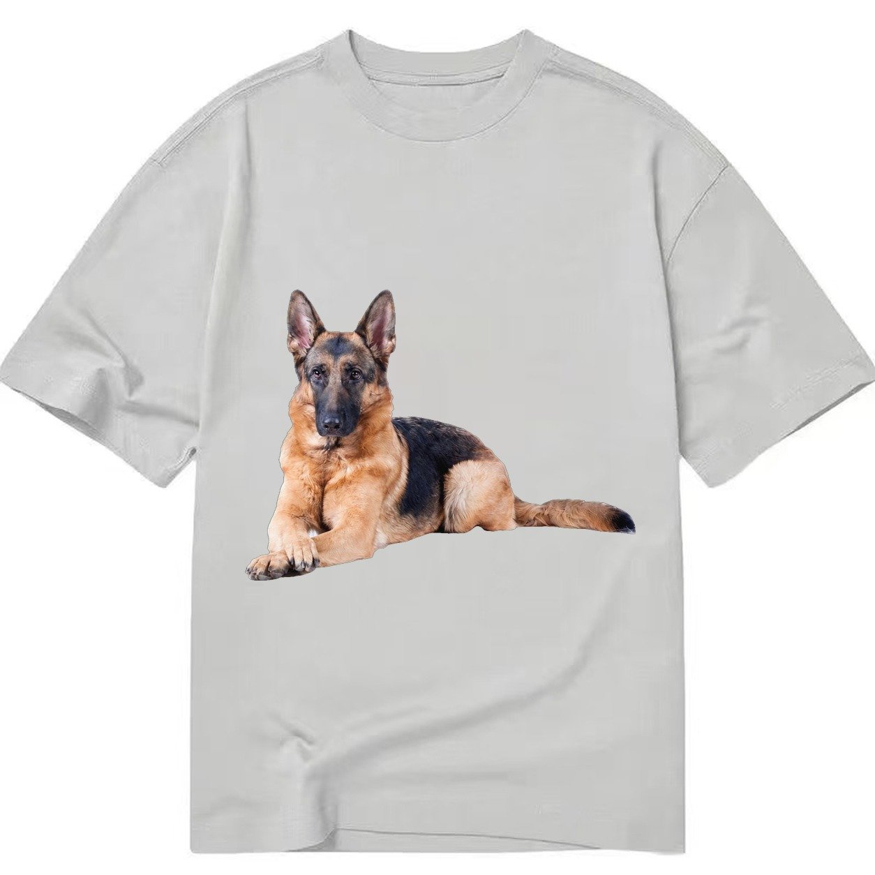 German Shepherd Chatgpt V1 Classic T-shirt – Grey