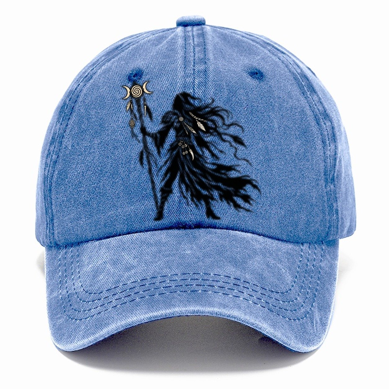 Norse Volva Seeress Witch Magic Classic Cap – Summer Sky