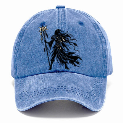 Norse Volva Seeress Witch Magic Classic Cap – Summer Sky