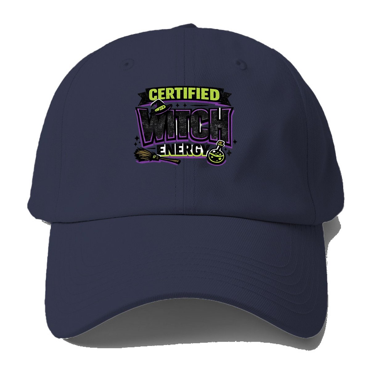 Certified Witch Energy Baseball Cap – Twilight Navy