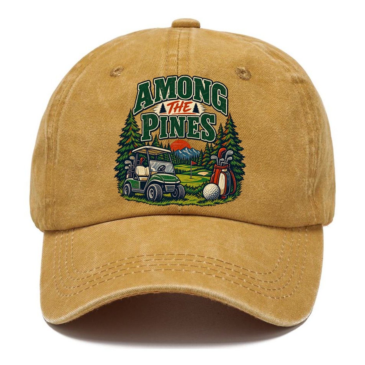 Among The Pines Golf Life Classic Cap – Golden Harvest