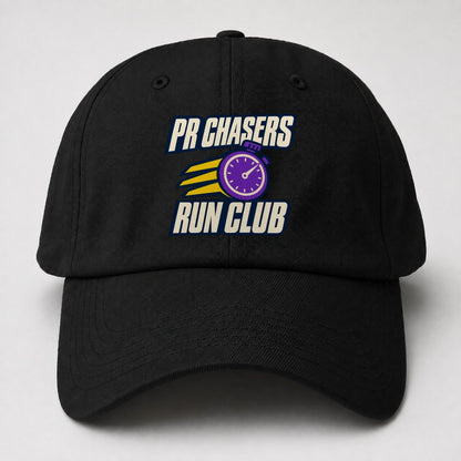Pr Chasers Run Club 90S Running Clubs Baseball Cap – Black