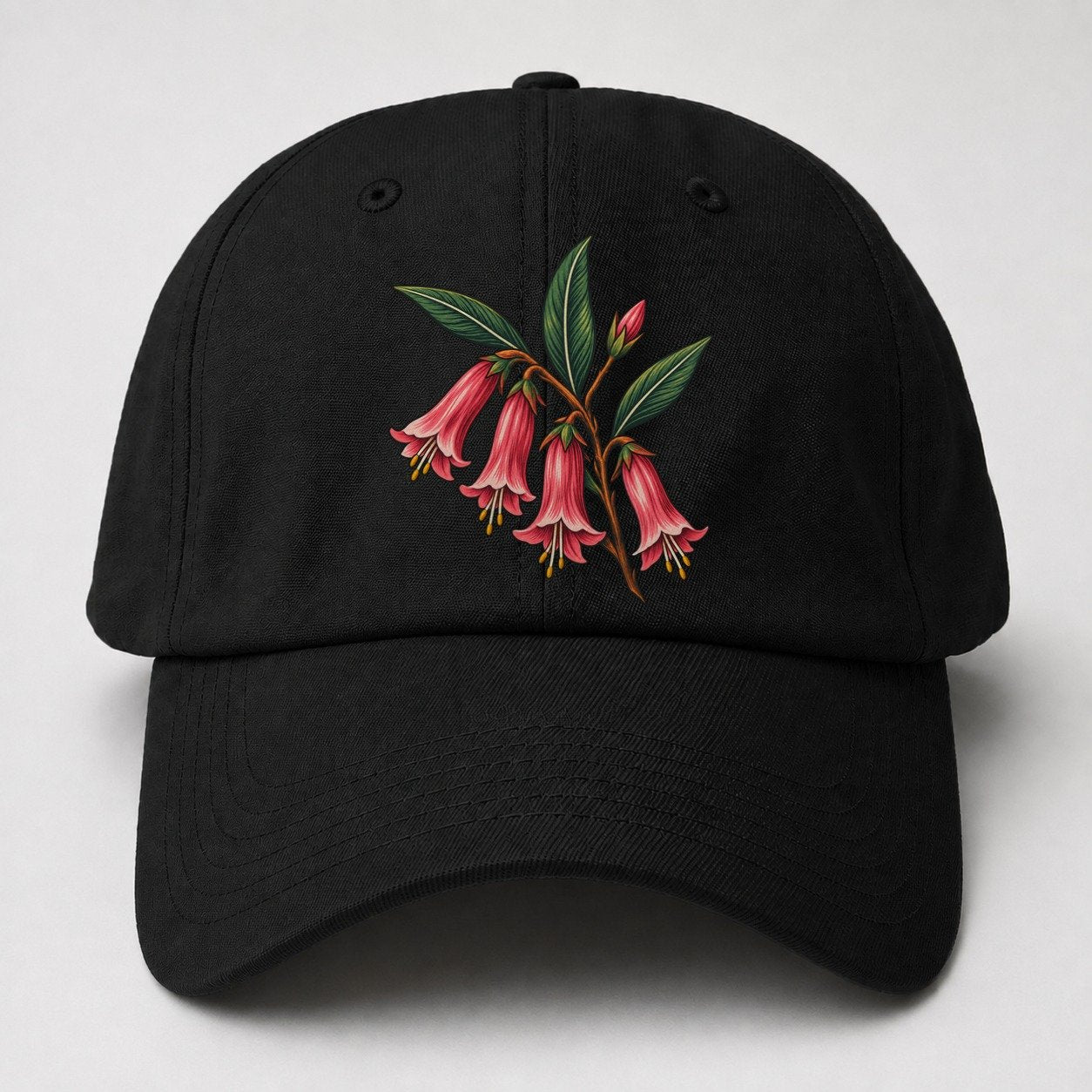 Victoria Common Pink Heath Australia Cultural Icons Baseball Cap – Black