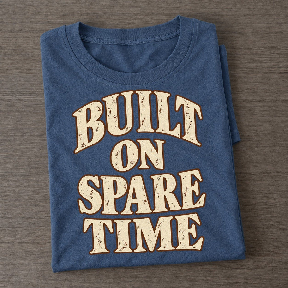Built On Spare Time Character Club Classic T-shirt – Twilight Navy