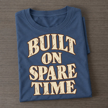 Built On Spare Time Character Club Classic T-shirt – Twilight Navy