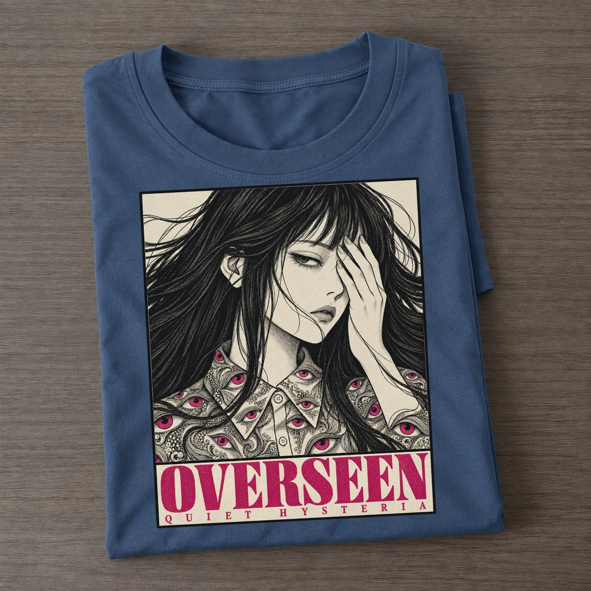 Overseen Quiet Hysteria Classic T-shirt – Twilight Navy