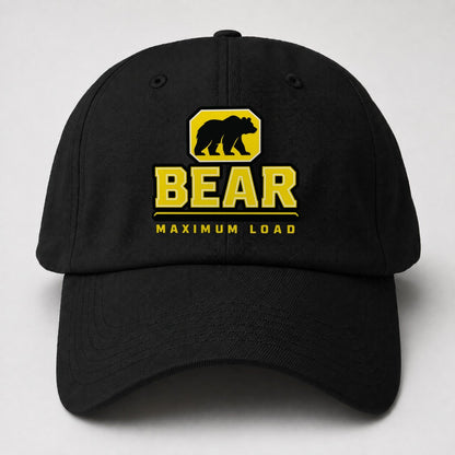Bear Maximum Load Heavy Duty Baseball Cap – Black