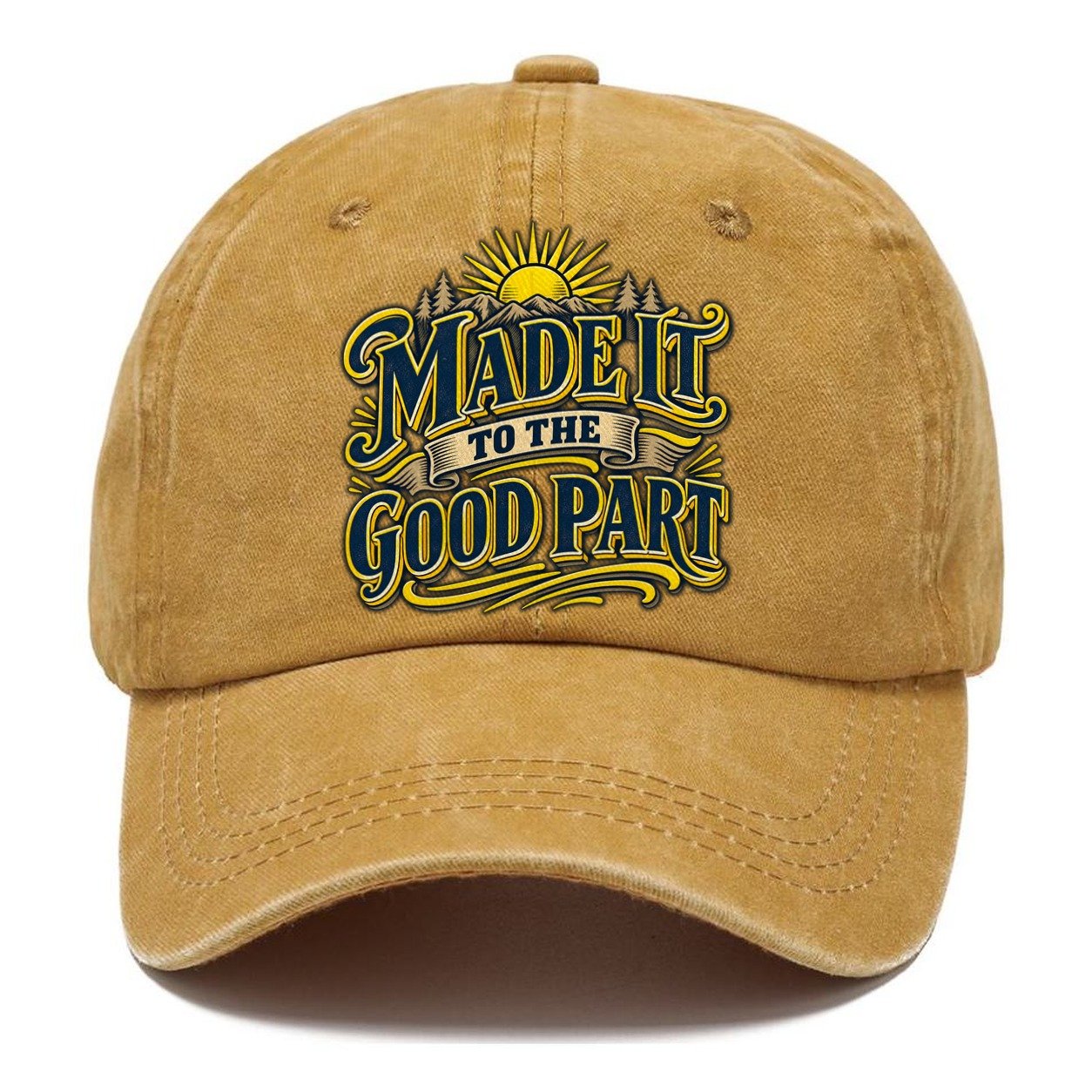 Made It To The Good Part Retired Living Classic Cap – Golden Harvest