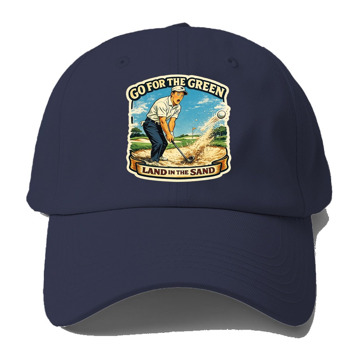 Land In The Sand Baseball Cap – Twilight Navy