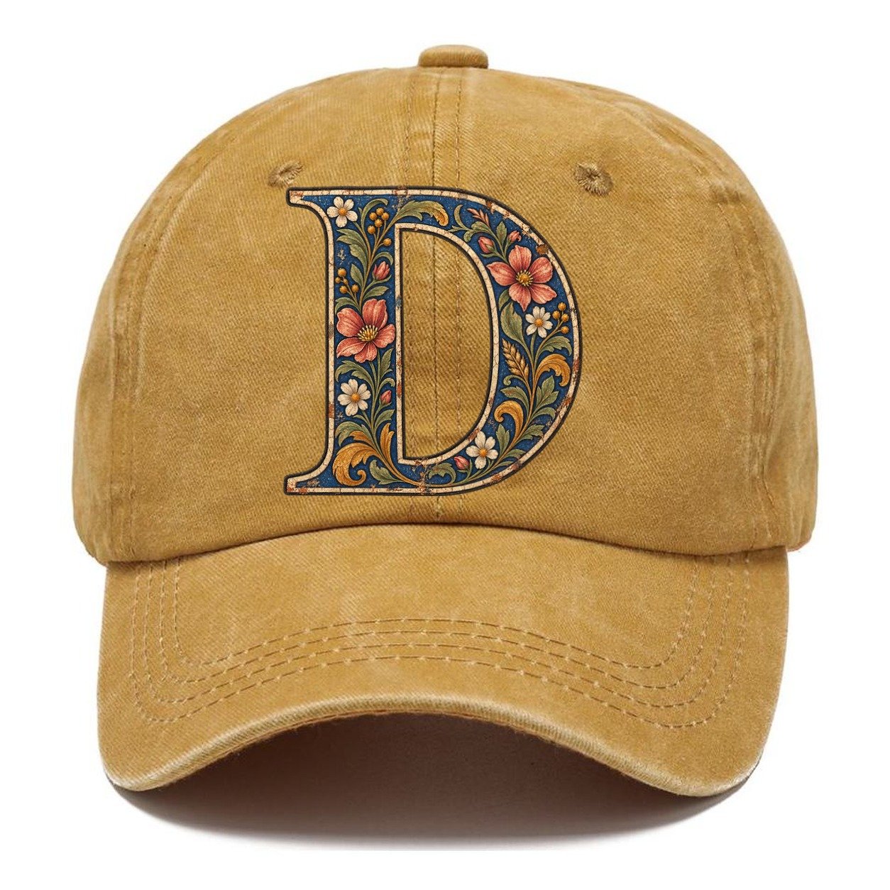 Wildflower D Monogram Classic Cap – Golden Harvest