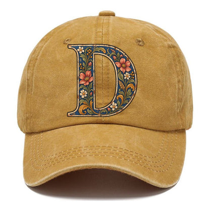 Wildflower D Monogram Classic Cap – Golden Harvest