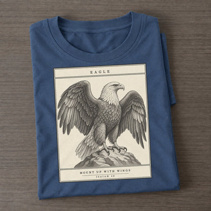 Eagle Specimen Plate Creature Canticle Classic T-shirt – Twilight Navy