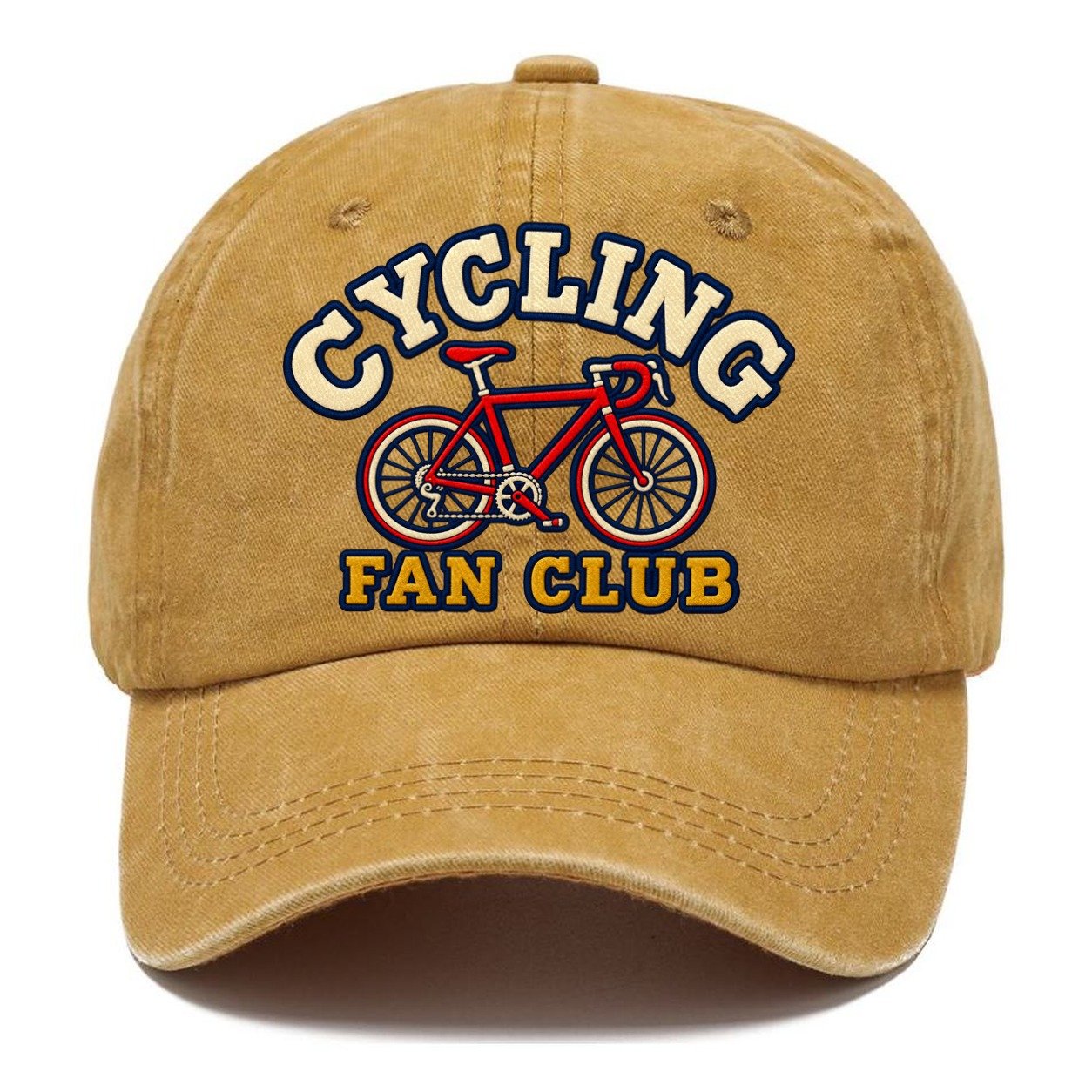 Cycling Fan Club Classic Cap – Golden Harvest