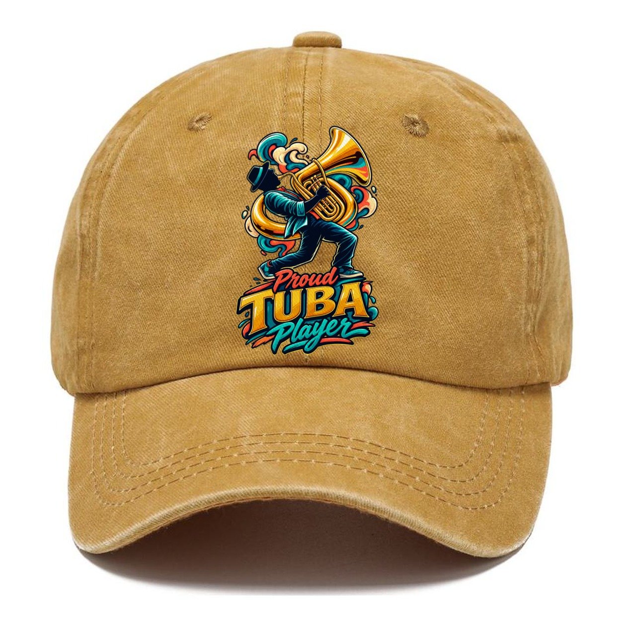 Proud Tuba Player Music Instruments Classic Cap – Golden Harvest