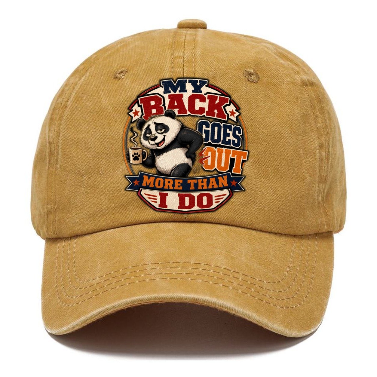 My Back Goes Out Classic Cap – Golden Harvest