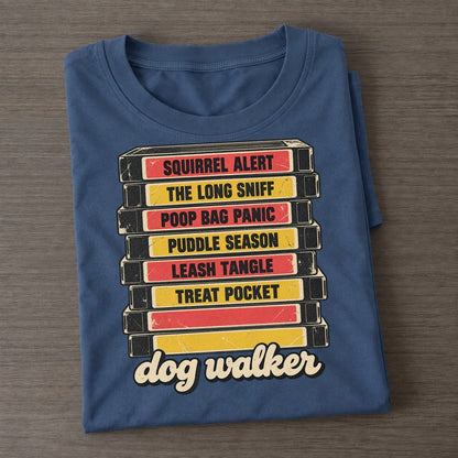 Dog Walker Rewind Shelf Classic T-shirt – Twilight Navy
