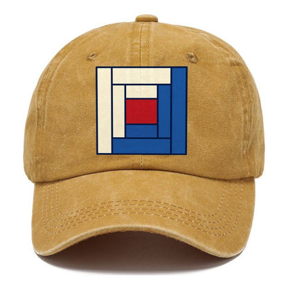 Log Cabin Block Study Sewing And Quilting Classic Cap – Golden Harvest
