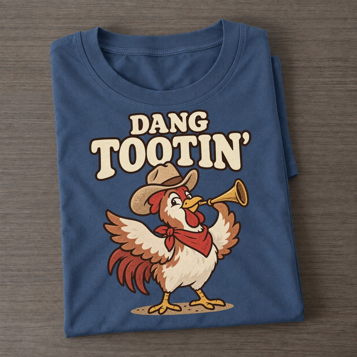 Dang Tootin Well I Declare Classic T-shirt – Twilight Navy