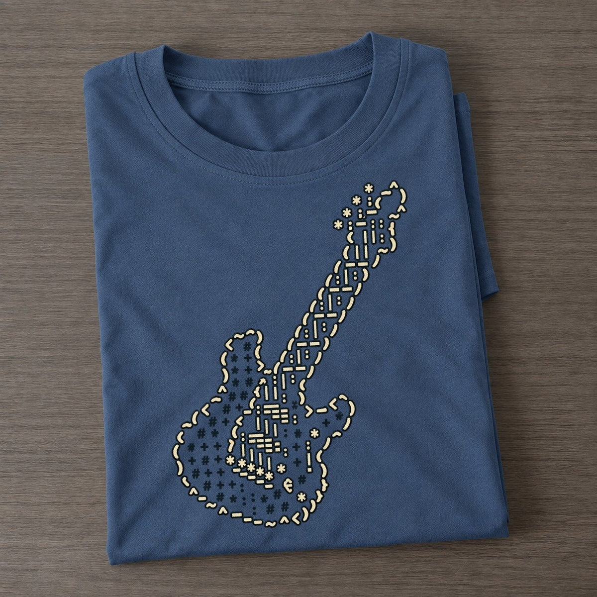 Electric Guitar Neck Classic T-shirt – Twilight Navy