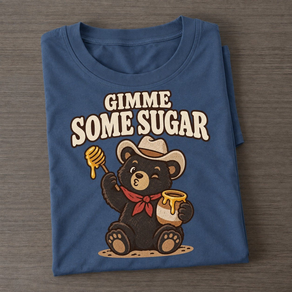 Gimme Some Sugar Well I Declare Classic T-shirt – Twilight Navy