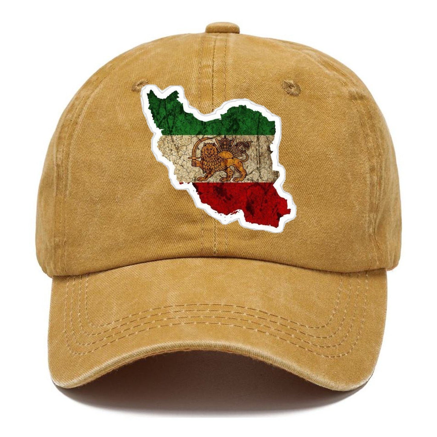 Iran Map Sticker Classic Cap – Golden Harvest