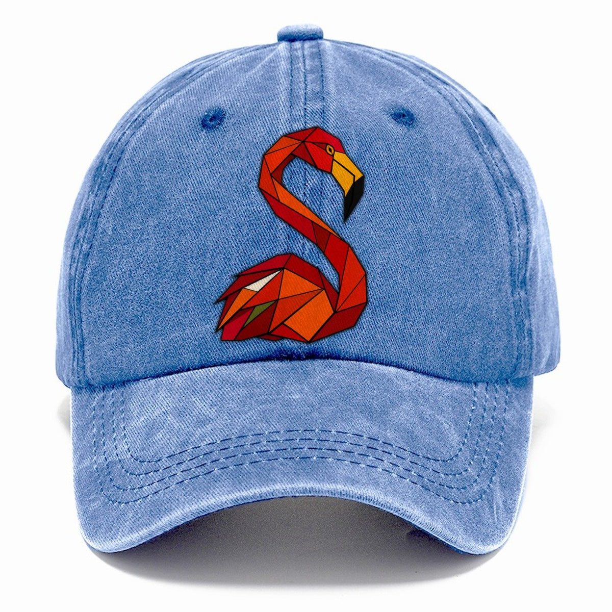 Flamingo Profile Long Neck Classic Cap – Summer Sky