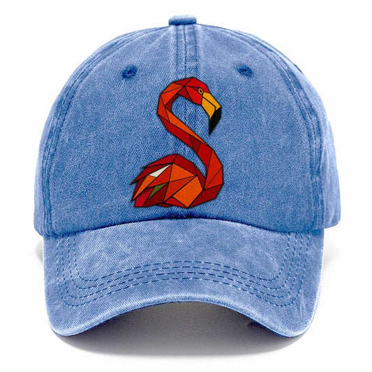 Flamingo Profile Long Neck Classic Cap – Summer Sky