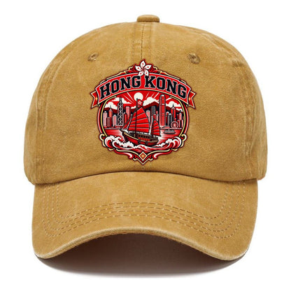 Hong Kong Retro Badge Country Logos Classic Cap – Golden Harvest