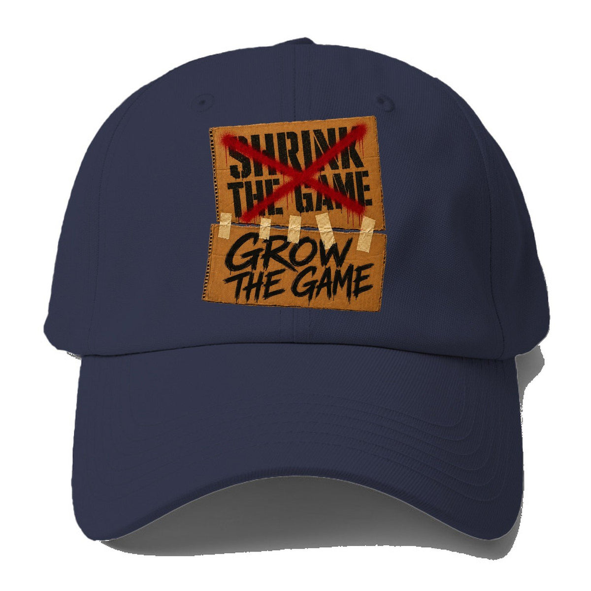 Grow The Game Protest Banner Baseball Cap – Twilight Navy