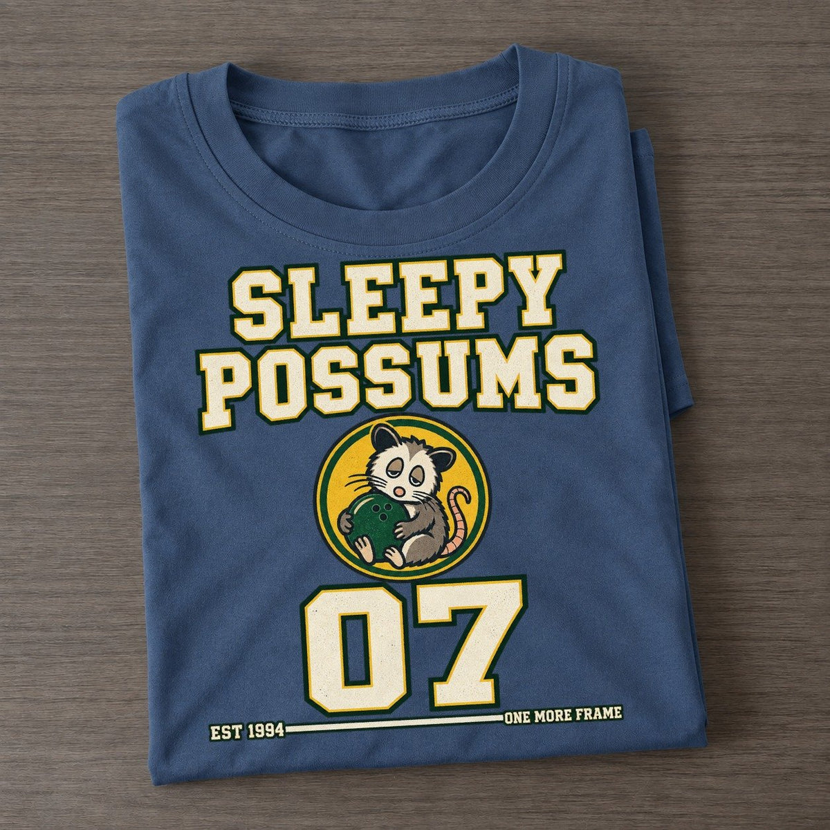 Possum Bowling Sunday Nobodies Classic T-shirt – Twilight Navy