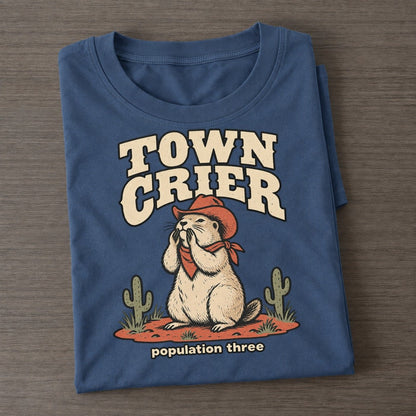 Town Crier Cowboy Critters Classic T-shirt – Twilight Navy