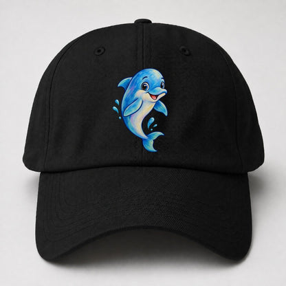Dolphin Friendly Leap Sea Sprite Baseball Cap – Black