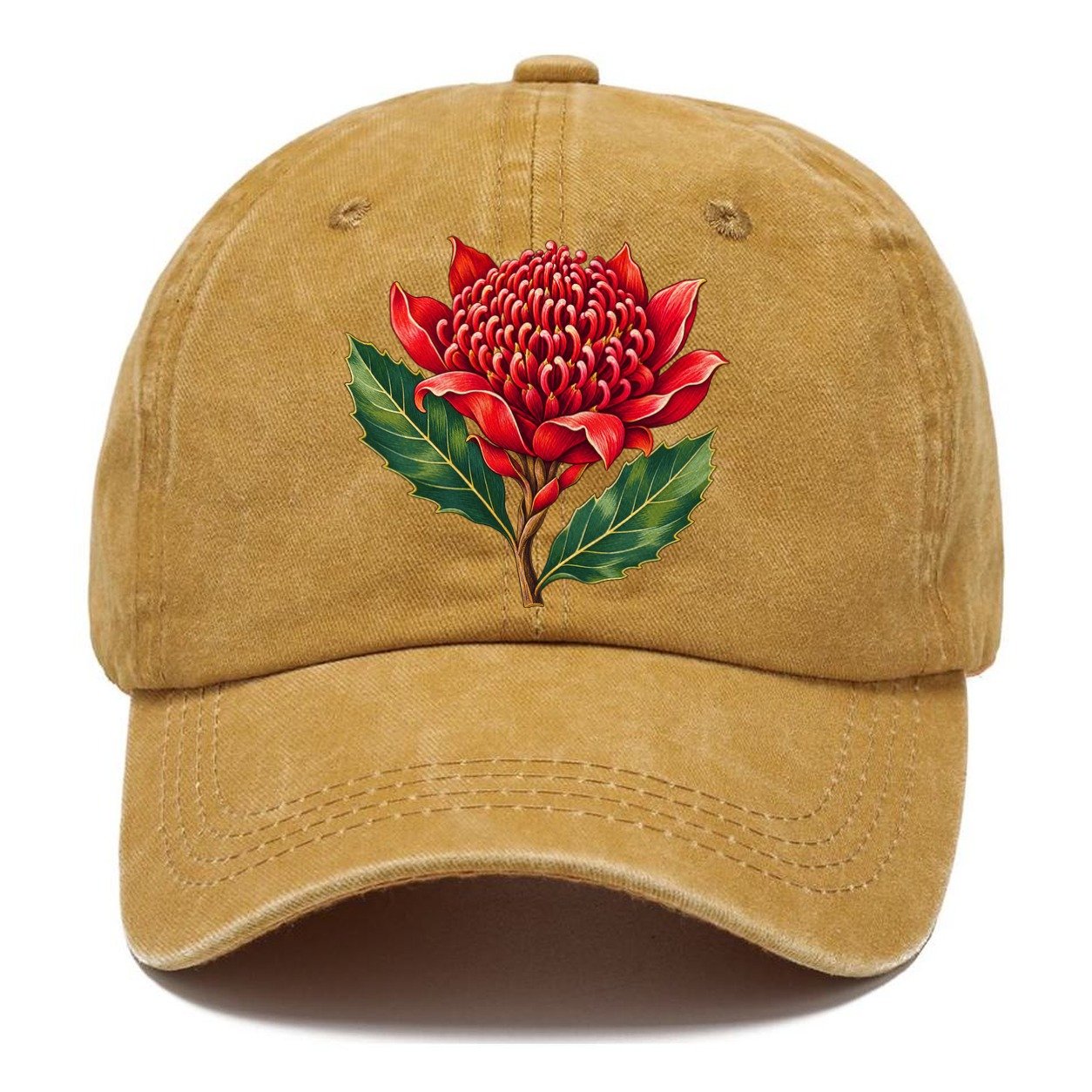 New South Wales Waratah Bloom Australia Cultural Icons Classic Cap – Golden Harvest