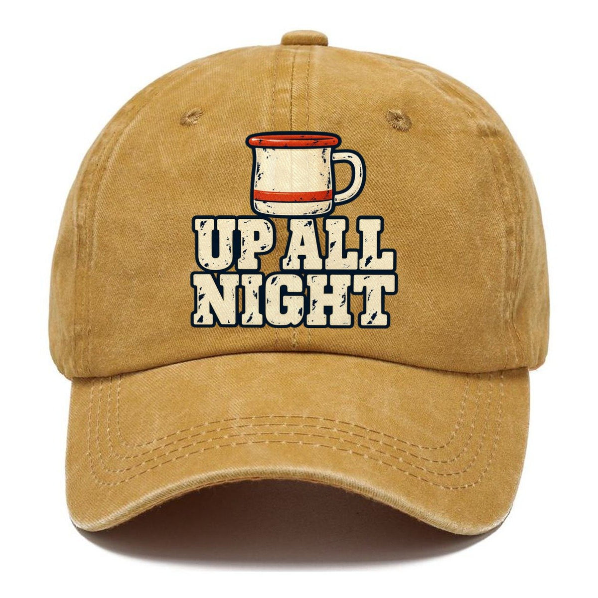 Up All Night Astronomy And Stargazing Classic Cap – Golden Harvest