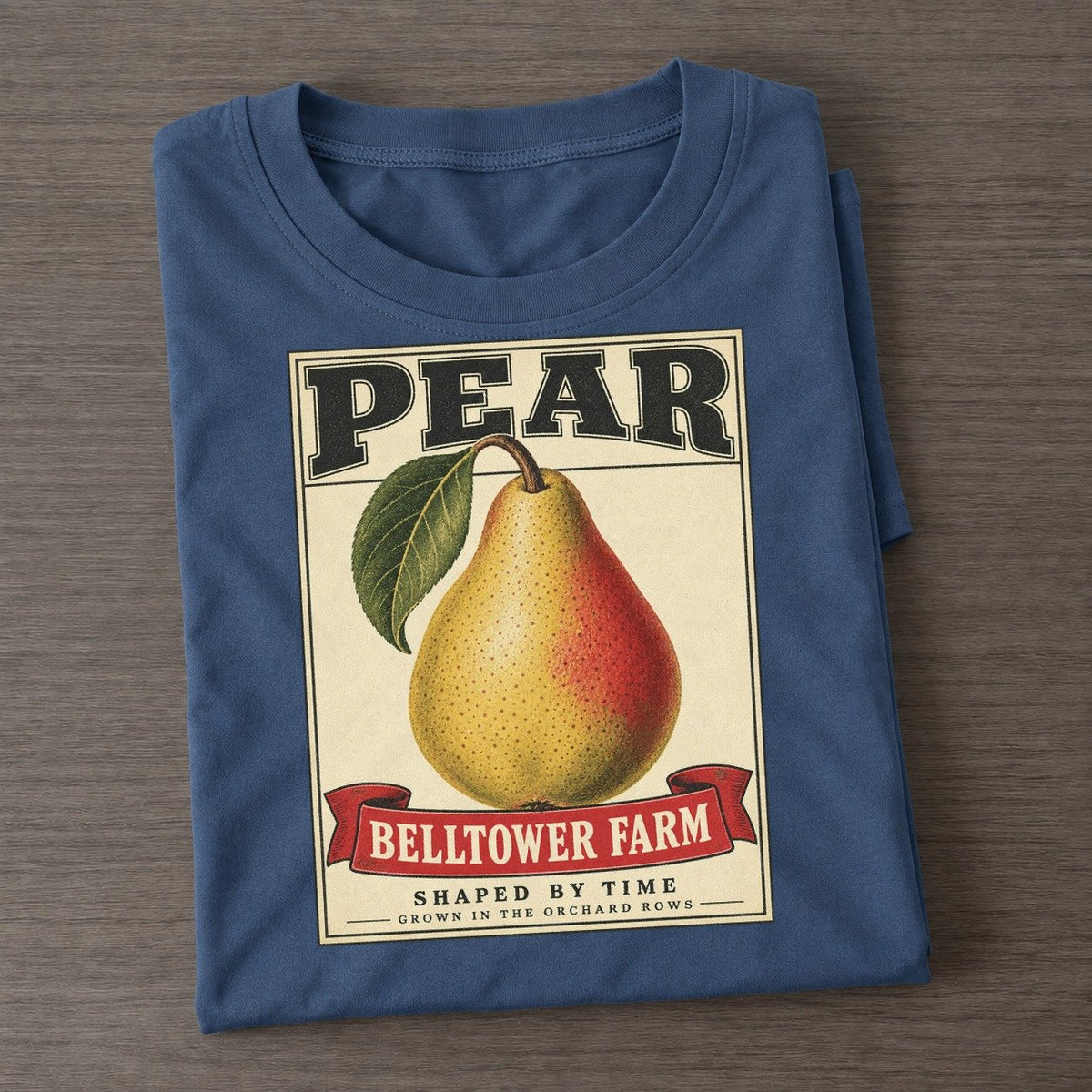 Pear Orchard Crate Classic T-shirt – Twilight Navy