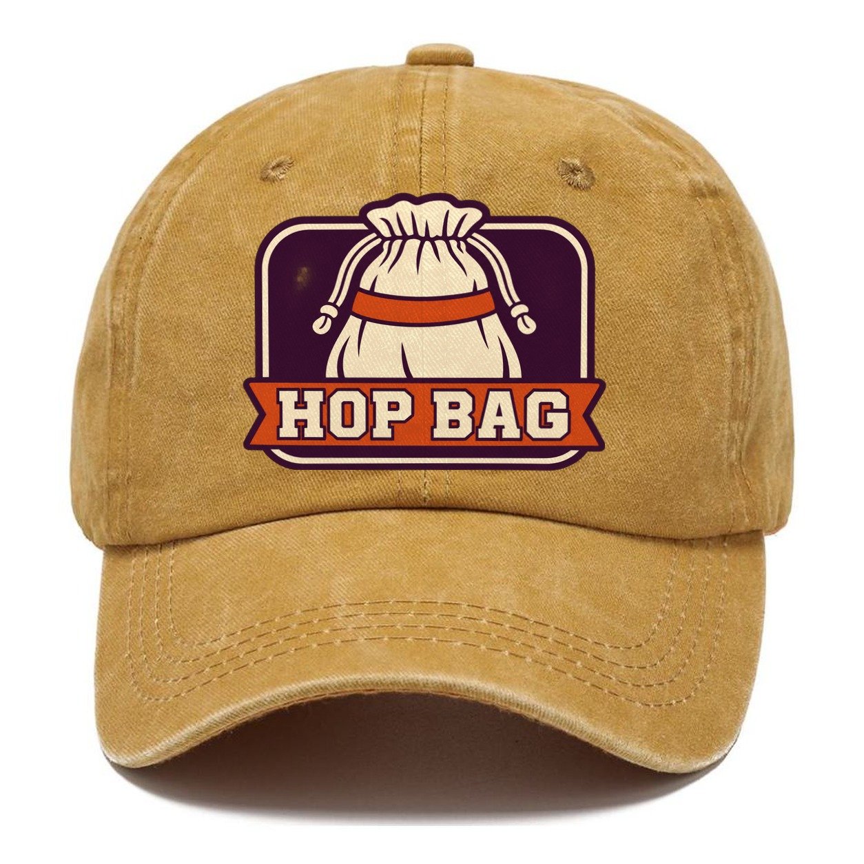 Hop Bag Badge Classic Cap – Golden Harvest