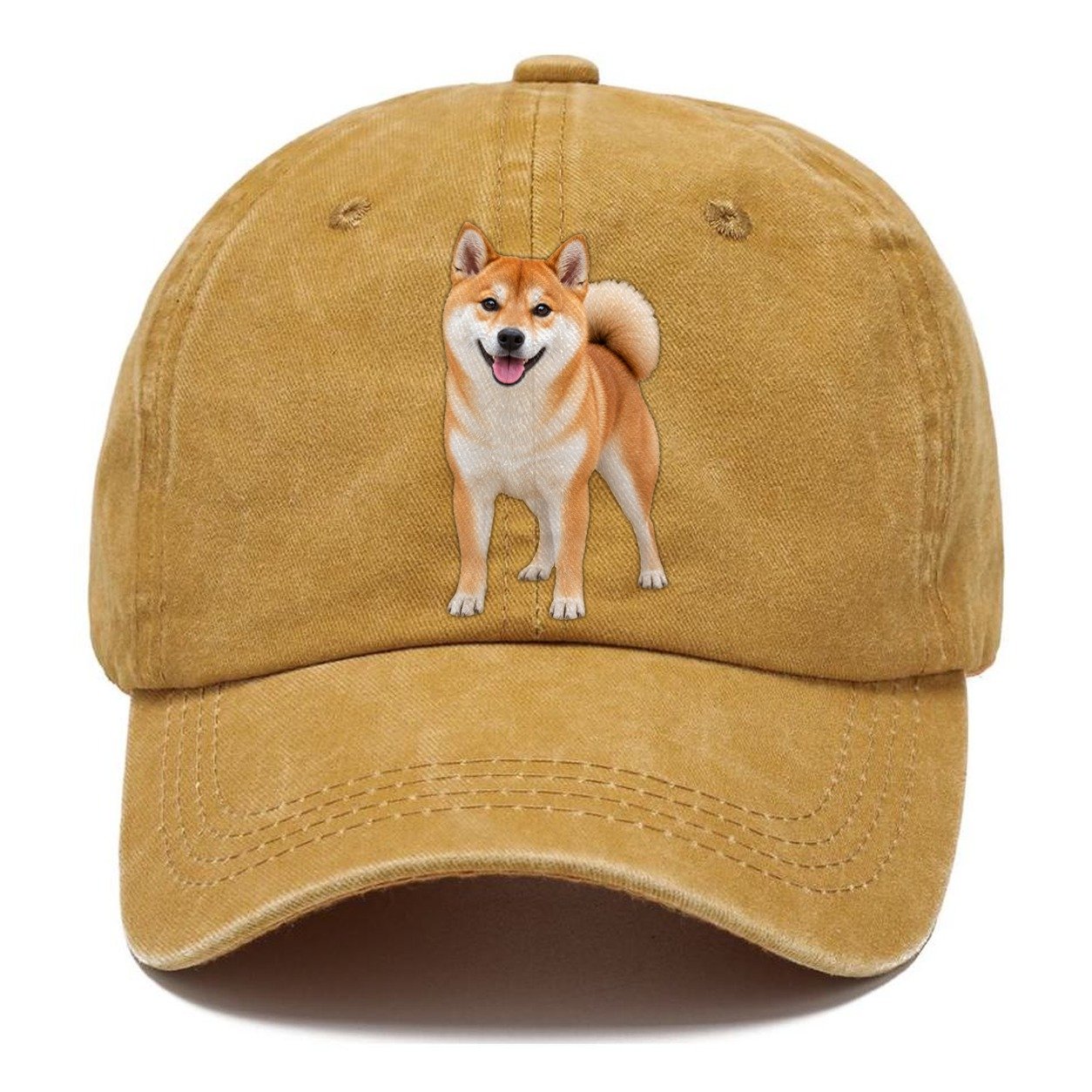 Shiba Inu Standing Top Breeds Classic Cap – Golden Harvest