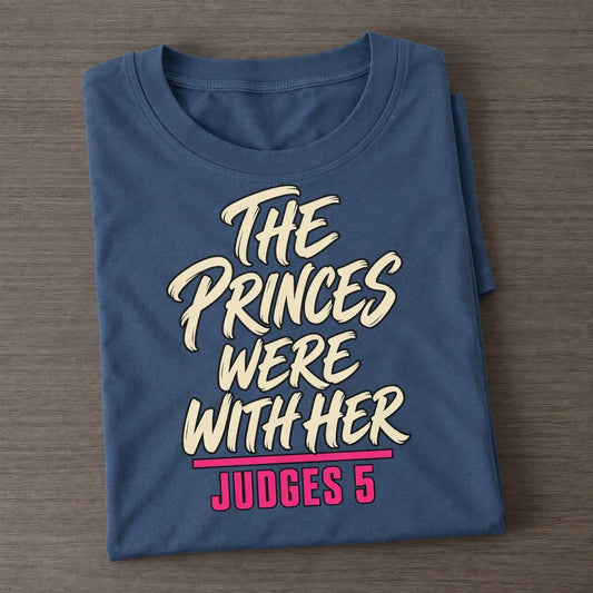 The Princes Were With Her Daughters Of Deborah Classic T-shirt – Twilight Navy